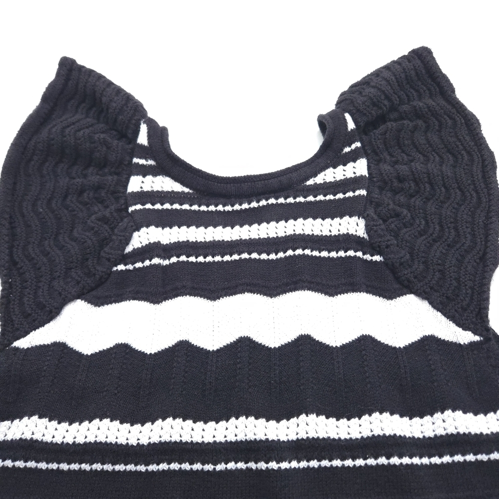 Gap Kids Black White Crochet Sweater Tank Top size XXL (14-16 Years) - Picture 12 of 13